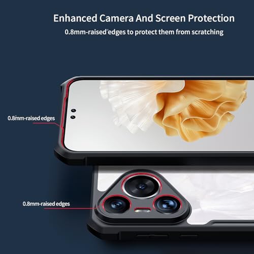 For Huawei Pura 70 Case, Camera Lens Protection Cover, TPU Shockproof Airbags Bumper Mobile Phone Back Cover, Anti-Yellowing Slim Fit Protective Casing