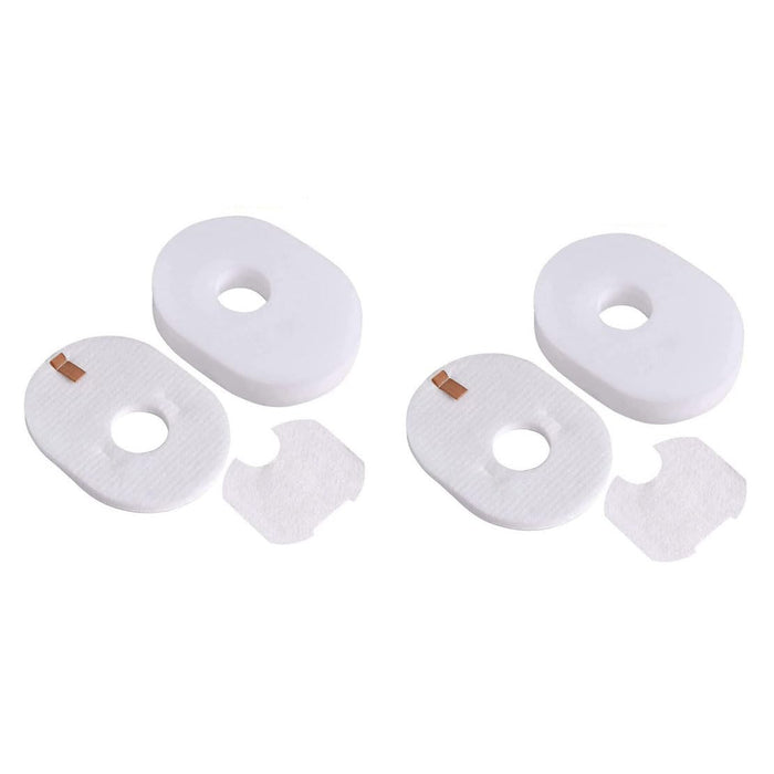 WRCJYTQX 2 Pack HV300 Replacement Filters suitable for Shark Rocket HV300, HV300W, HV301, HV302, HV303, HV305, HV308, HV310, UV450, 6 Foam + 6 Felt Filters and 6 Post-filters, Replaces Part XFFV300