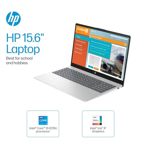 HP 15.6" Touchscreen | 12th Gen Intel i5-1235U (Beats i7-8700) | 32GB RAM | 1TB SSD | Iris Xe Graphics | Win 11 Pro | Fast Charge | Silver | W/Mouse