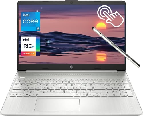 HP Flagship Touchscreen Laptop 15.6" HD Display, Intel Core i5-1155G7(Beat i7-1065G7), 16 GB RAM - 1 TB PCie SSD, Intel Iris Xe Graphics, Numeric Pad, Bluetooth 5, Windows 11 Home, Silver