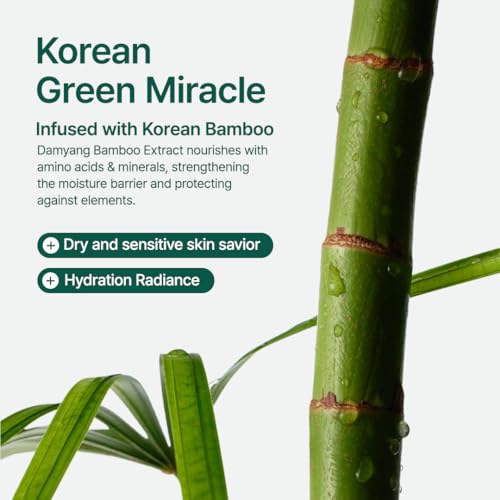 PURITO Mighty Bamboo Panthenol Cream, Glow Cream, Skin Barrier Repair, for All Skin Types, Daily Face Moisturizer, Glass skin, Vegan, Korean Skin Care 3.38fl.oz / 100ml