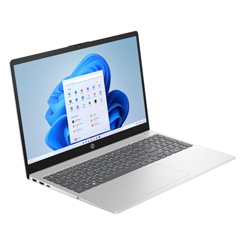 HP 2024 Newest 15s Laptop With 15.6" FHD Display, Intel Core i7-1355U Processor |16GB DDR4 Ram |1TB NVMe SSD |Intel Iris X Graphics, Windows 11 Natural silver (Upgraded)