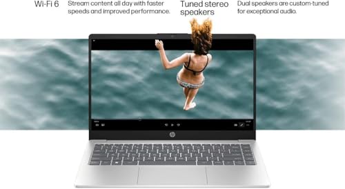 HP 2023 14 inch FHD Laptop, Anti-Glare IPS Display, 13th Gen Intel i7-1355U Processor, 16GB RAM 1TB PCIe SSD, Backlit Keyboard, True Vision HD Webcam, WiFi 6, Bluetooth, Windows 11 Home, Silver