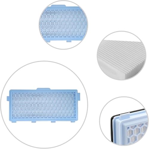 Bamyli Air Clean Filter, Hepa Filter, Vacuum Filters, Replacement HEPA Air Clean Filters Compatible with Miele S4000, Compatible with Miele S5000 Series Vacuums (Blue)