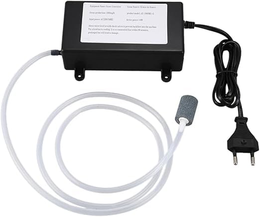 RGSGZCO Household Multi-functional Ozone Generator for Air Purification, Water Treatment, Vegetable Cleaning - 1000 mg/h Machine for Purifying Water