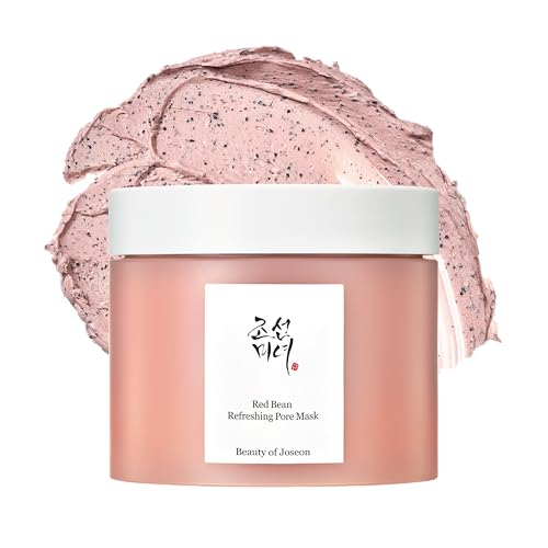 Beauty of Joseon Red Bean Pore Refreshing Mask Mud Cream Hydrating Wash Off Pack, Pore Cleansing Exfoliator, Korean Skin Care for Men and Women 140ml