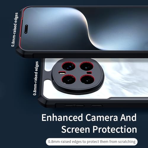 For Honor Magic 7 Pro Case, 360? Rotatable Magnetic Ring Stand Back Cover, TPU+PC Shockproof Protection Mobile Phone Case, Anti-Yellowing Slim Fit Protective Casing