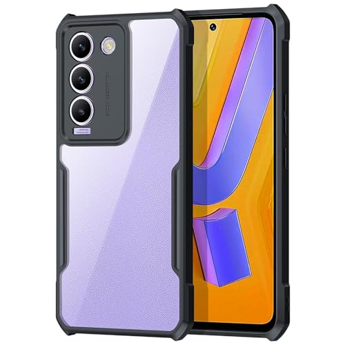 For Vivo V30 Lite 5G Cover, Camera Lens Protection Back Cover, TPU Shockproof Airbags Bumper Mobile Phone Case Anti-Yellowing Slim Fit Protective Casing (V30 Lite)