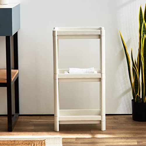 Home Box Allure Bios Rectangle 3-Tier Bathroom Caddie 71 X 36 X 23 Cm Grey