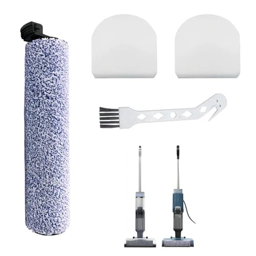 DEMULAX 2 Brush Rolls +4 Replacement Filter Foams, for Shark, for HydroVac/Cordless Pro 3in1 Vacuum Mop Anti, Replace Part #WDB1F2 Robot Vacuum Mop Pad(4 Pcak)