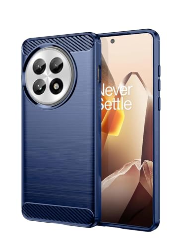 WTech OnePlus 13R 5G 2025 Silicone Brushed Texture Protective Case Cover (Navy Blue)