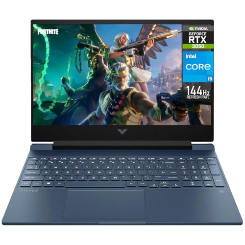 HP Victus Gaming Laptop 12th Gen Intel 8-Core i5-12450H, 8GB RAM, 512GB SSD, 4GB NVIDIA GeForce RTX 3050, 15.6” FHD (1920 x 1080) 144Hz, Windows 11 Home