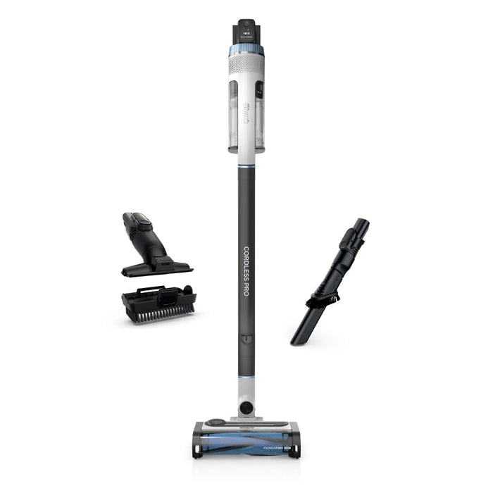 Shark IZ562H Pro Cordless Vacuum with Clean Sense IQ and Odor Neutralizer, PowerFins Plus Brushroll, Includes Duster Crevice Tool & Pet Multi Tool, Up to 40 Minute Runtime, Light Blue