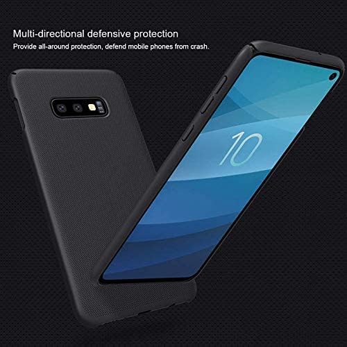 Nillkin Samsung Galaxy S10e Mobile Cover Super Frosted Hard Shield Phone Case - Black