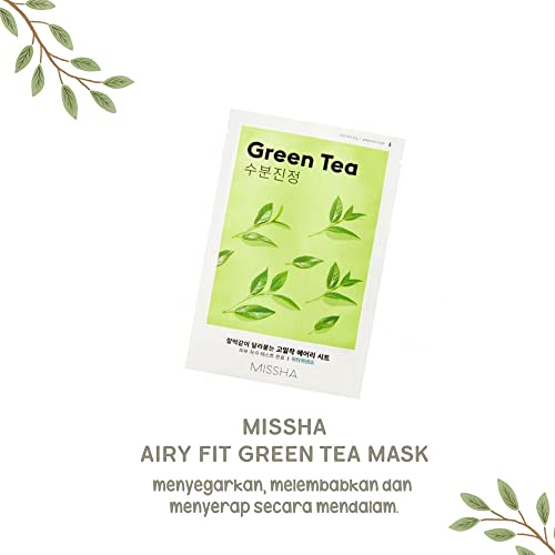Missha Airy Fit Sheet Mask, Green Tea