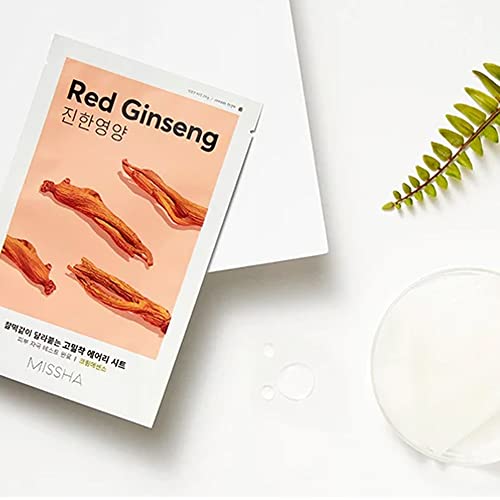MISSHA Airy Fit Sheet Mask (Red Ginseng - Deep Nourishing) 7 pcs