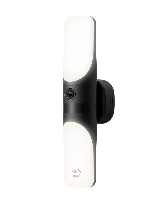 eufy Security Anker Wall Light Cam with 2K Wired Smart Security Camera with 1200 Lumens Light T84A1