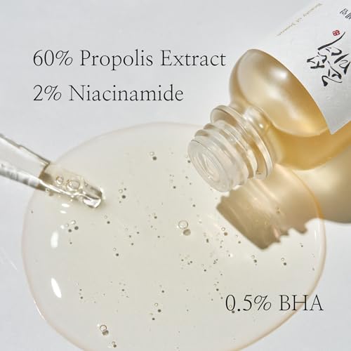 Beauty of Joseon Glow Serum Propolis and Niacinamide Hydrating Facial Soothing Moisturizer for Irritate, Uneven Skin Tone, Korean Skin Care 30ml, 1 fl.oz