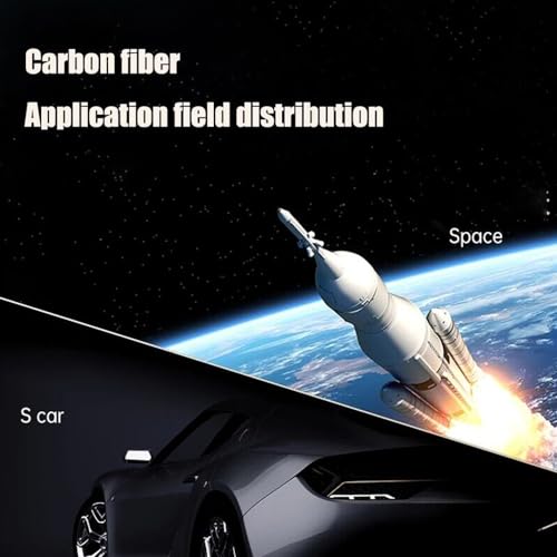 Merlin Magnetic Case for iPhone 15 Pro Max Compatible with Magsafe, Ultra Thin Slim Shockproof Carbon Fiber Texture Plastic Hard Back Phone Case Cover (iPhone 15 Pro Max, Black)