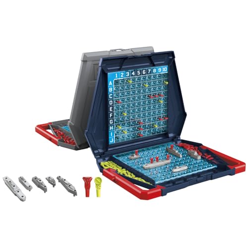 Hasbro Gaming - Battleship Classic Board Game, Strategy Board Game For Famalies & Kids Ages 7 and Up, Fun Board Game For 2 Players