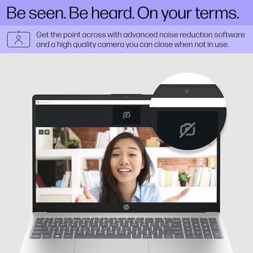 HP 15 inch Laptop, HD Display, 13th Generation Intel Core i5-1334U, 8 GB RAM, 512 GB SSD, Intel Iris Xe Graphics, Windows 11 Home, 15-fd (2024)