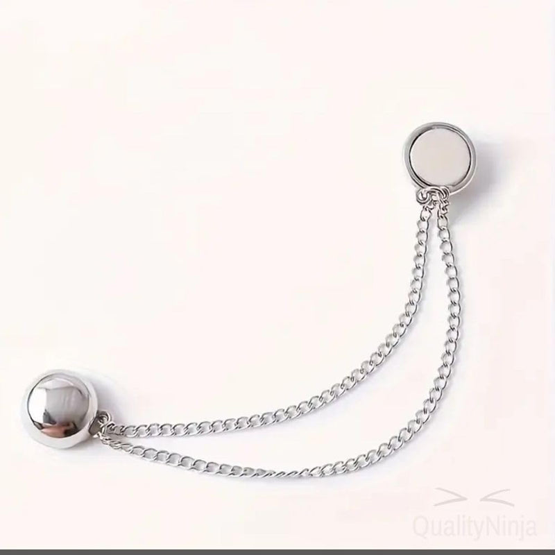 Headscarf Magnet Buckle – 4pcs Pinless Scarf Clips, No Damage to Fabric – Stylish Magnetic Brooch for Hijab, Shawl, Silky Scarf, and Headwrap