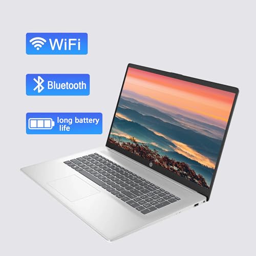HP Laptop 17, 17.3" FHD Display, 32GB RAM, 1TB SSD, AMD Ryzen 5 Processor (Beats i7-1165G7, Up to 4.3GHz), Webcam, Numeric Keypad, Long Battery Life, Windows