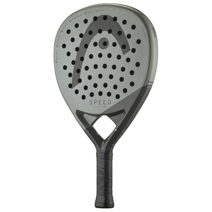 HEAD Speed Team 2025 Padel Racquet - Perfect balance between Power and Control, For Aggressive Intermediate players, Teardrop
