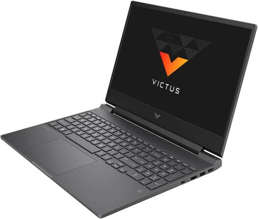 HP Victus 15 FA2701WM Gaming Laptop 15.6 inch, Intel Core i5-13420H Processor, 16GB DDR4 RAM, 512GB SSD,15.6" FHD IPS 144Hz, NVIDIA RTX 4050 6GB Graphics, English Backlit Keyboard,Win 11,Mica Silver