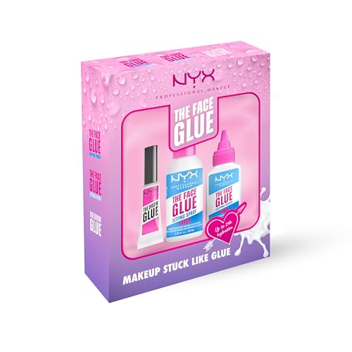 NYX Professional Makeup, The Face Glue Copack, Makeup Stuck Like Glue, Vegan Formula, Upto 24H Hydration