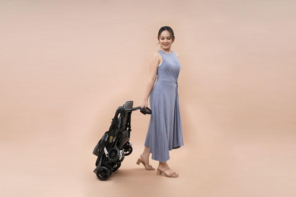 OLLA R+ Baby Stroller with Reversible Handle, One-Hand Fold, Cup Holder, 5-Point Harness, 0 to 4 Years (Up to 20 kg) Grey – image 8