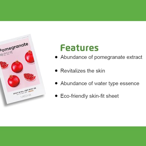 Missha Airy Fit Sheet Mask, Pomegranate