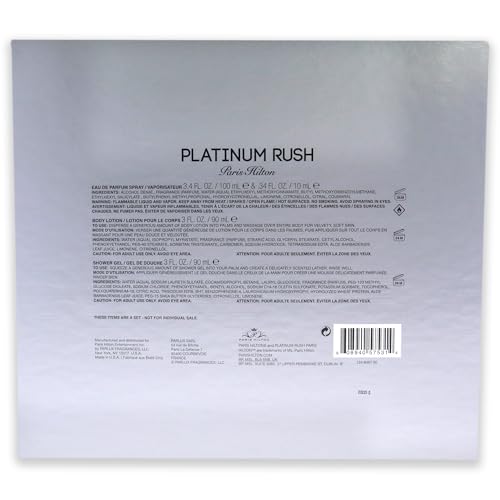 Paris Hilton Platinum Rush 4 Pieces Set