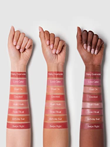 SHEGLAM Makeup - Color Bloom Liquid Blush Matte Finish - Long-wearing Waterproof Gel-Cream Blush with Sponge Tip Applicator (Love Cake), 5.2 grams, 1.0 count, 1