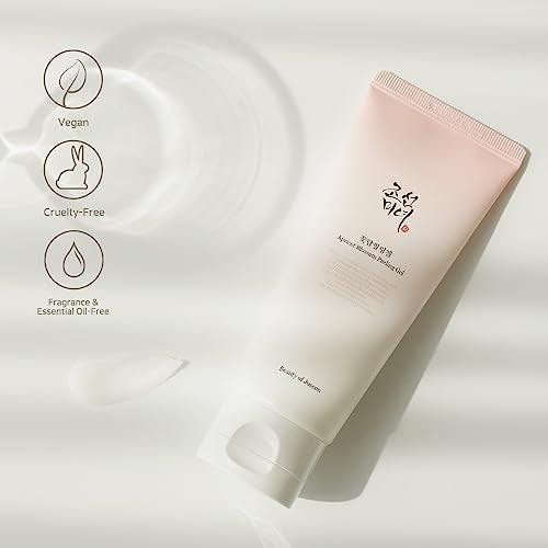 Beauty of Joseon Apricot Blossom Peeling Gel Soft Exfoliating Face and Body Scrub Dead Skin Cells Remover for All Skin Types, Korean Skincare for Men Women, 100ml