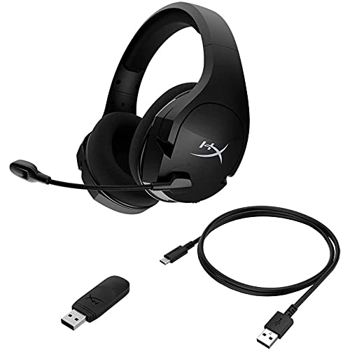 HyperX Cloud Stinger Core Wireless Gaming Headset, for PC, 7.1 Surround Sound, Noise Cancelling Microphone, Lightweight, Black