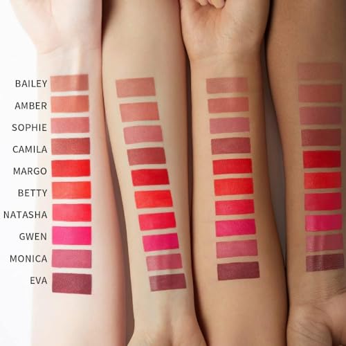 DEAR DAHLIA Lip Paradise Effortless Matte Lipstick MARGO Vegan, Cruelty Free, Naturally Scented Essential Oils, High Pigment Color