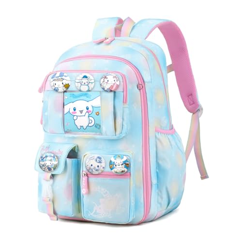 HANNEA® School Backpack for Girls, Cartoon School Backpack for Schoolgirls Large Capacity Girls Backpack for Kids