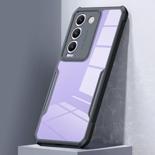 For Vivo V30 Lite 5G Cover, Camera Lens Protection Back Cover, TPU Shockproof Airbags Bumper Mobile Phone Case Anti-Yellowing Slim Fit Protective Casing (V30 Lite)