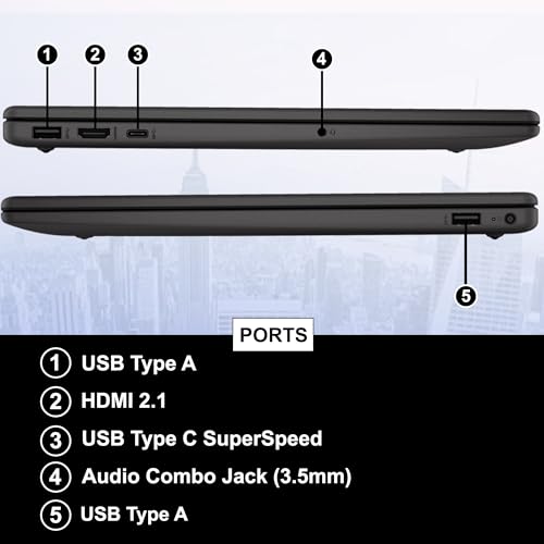 HP 250 255 G10 Business Laptop 15.6" FHD Display, Intel Core i5-1334U (Beats AMD Ryzen 5 7530U) 32GB RAM, 1TB PCIe SSD for Home, Student, Webcam, Numeric Keypad, Windows 11 Pro