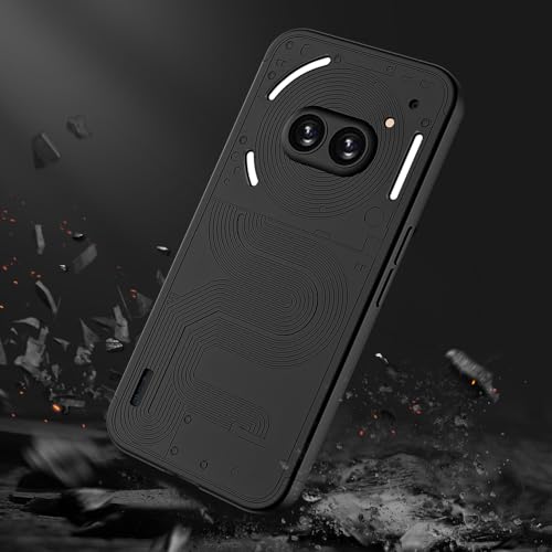 For Nothing Phone 2a Case, 360 Degree Full Body Hard Plastic Material Protective Back Cover, Detachable Split Slim Fit Shockproof Casing, Anti-Scratch Bumper Mobile Case