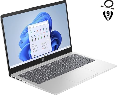 HP 2023 14 inch FHD Laptop, Anti-Glare IPS Display, 13th Gen Intel i7-1355U Processor, 16GB RAM 1TB PCIe SSD, Backlit Keyboard, True Vision HD Webcam, WiFi 6, Bluetooth, Windows 11 Home, Silver
