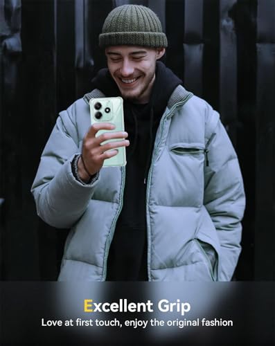 Clear Silicone Case for Xiaomi Redmi Note 14 4G with Shockproof Protective Corners, Soft Thin Transparent Protective Case, Flexible TPU Transparent Mobile Phone Case, Scratch-Resistant Case Cover