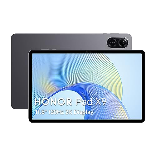 HONOR Pad X9, 11.5-inch Wi-Fi Tablet, 4GB흯, 120Hz 2K Fullview Display, 6 Speakers, Android 13, Space Grey