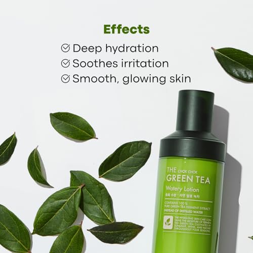 TONYMOLY The Chok Chok Green Tea Watery Lotion, 160 Milliliter (Pack of 1)