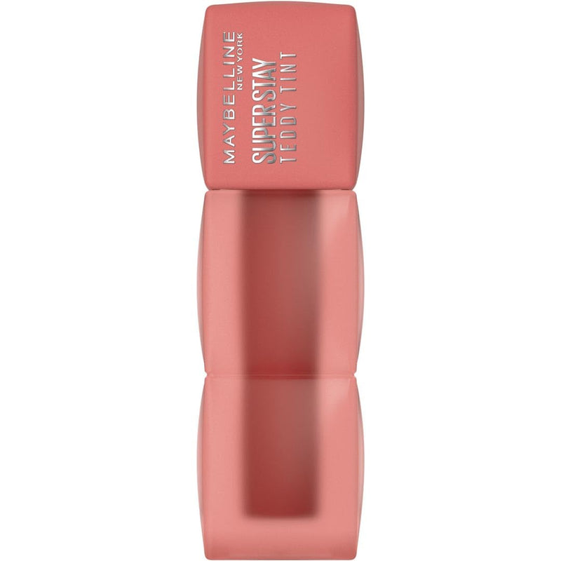 Maybelline New York, Super Stay Teddy Tint Plushwear and Transferproof, Delivers up to 12 hours of Long-lasting Blurred Matte Soft Lip Color, 15 SKINNYDIP