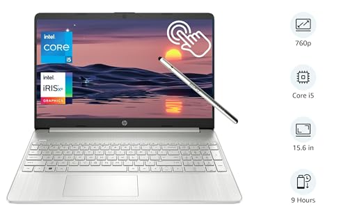 HP Flagship Touchscreen Laptop 15.6" HD Display, Intel Core i5-1155G7(Beat i7-1065G7), 16 GB RAM - 1 TB PCie SSD, Intel Iris Xe Graphics, Numeric Pad, Bluetooth 5, Windows 11 Home, Silver