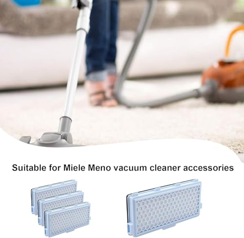 Bamyli Air Clean Filter, Hepa Filter, Vacuum Filters, Replacement HEPA Air Clean Filters Compatible with Miele S4000, Compatible with Miele S5000 Series Vacuums (Blue)