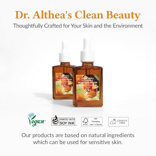 Dr.Althea Vitamin C Boosting Serum | Daily Vitamin Serum with TRANEXAMIC ACID for All Skin Types | Helps Remove Dark Spots & Uneven Skin Tone | Korean Vegan Skincare (Vitamin C Boosting RENEWED)