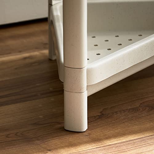 Home Box Allure Bios Triangle 3-Tier Bathroom Caddie 72 X 44 X 27 Cm White